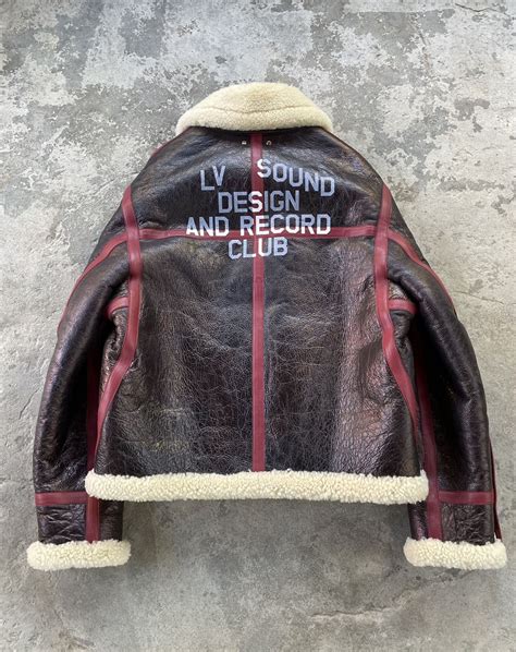 Shearling Aviator Jacket ‘Sound Design Record Club’ 